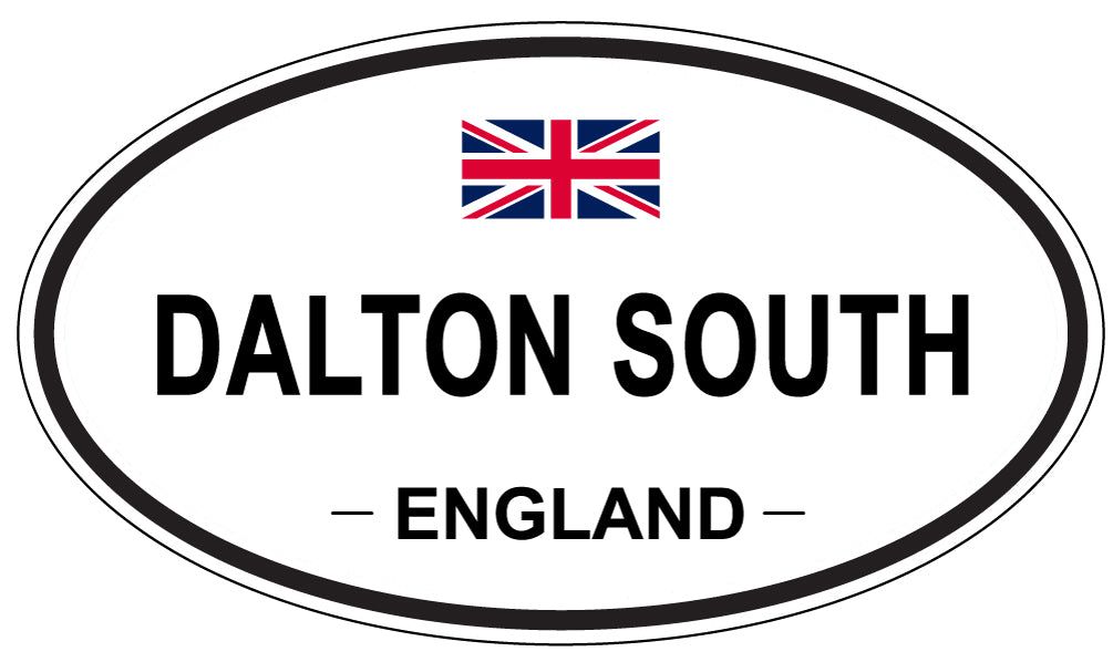 DALTON SOUTH, ENGLAND - Oval Sticker