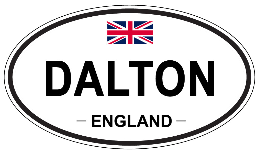 DALTON, ENGLAND - Oval Sticker