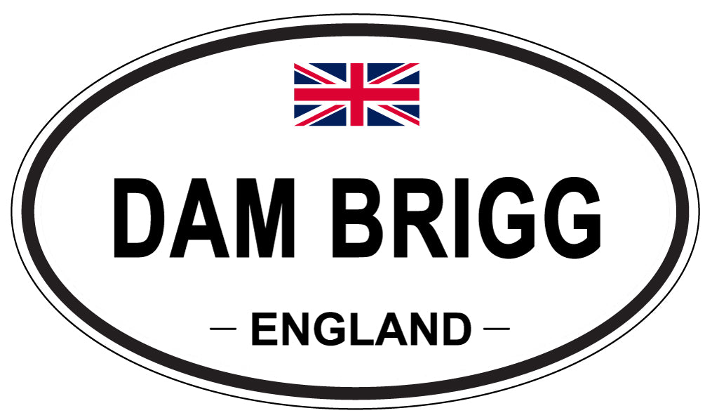 DAM BRIGG, England - Oval Magnet