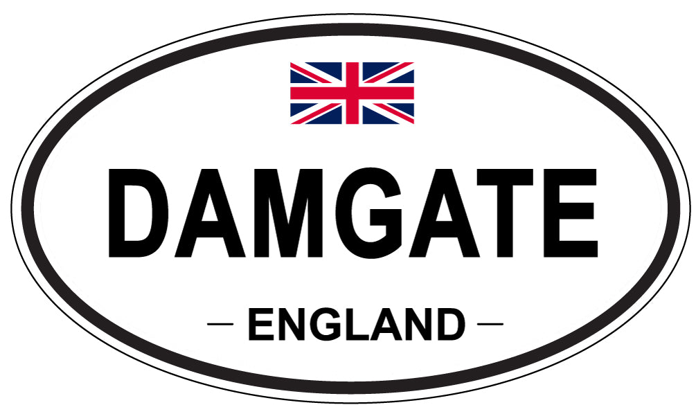 DAMGATE, England - Oval Magnet