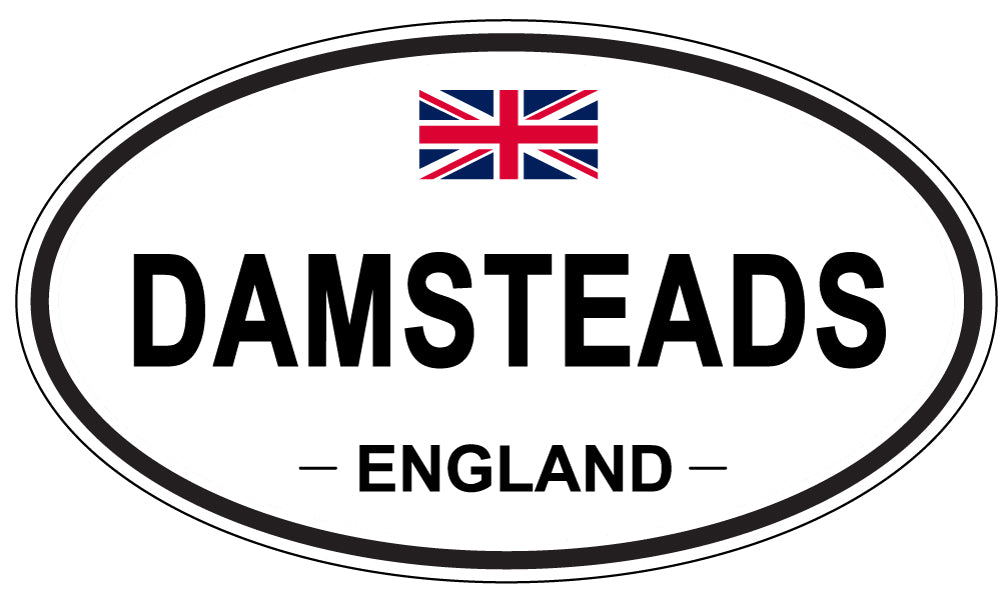 DAMSTEADS, England - Oval Magnet