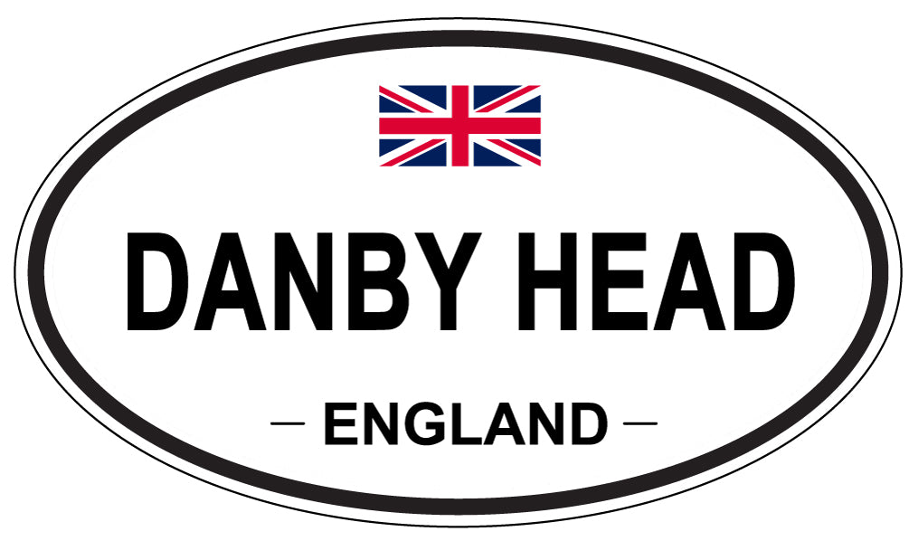 DANBY HEAD, ENGLAND - Oval Sticker