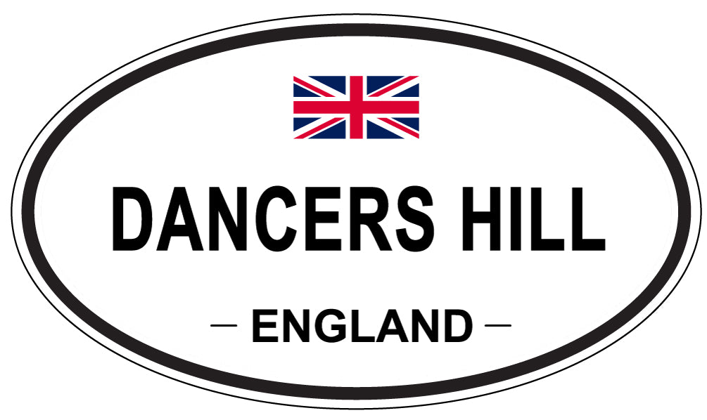 DANCERS HILL, England - Oval Magnet