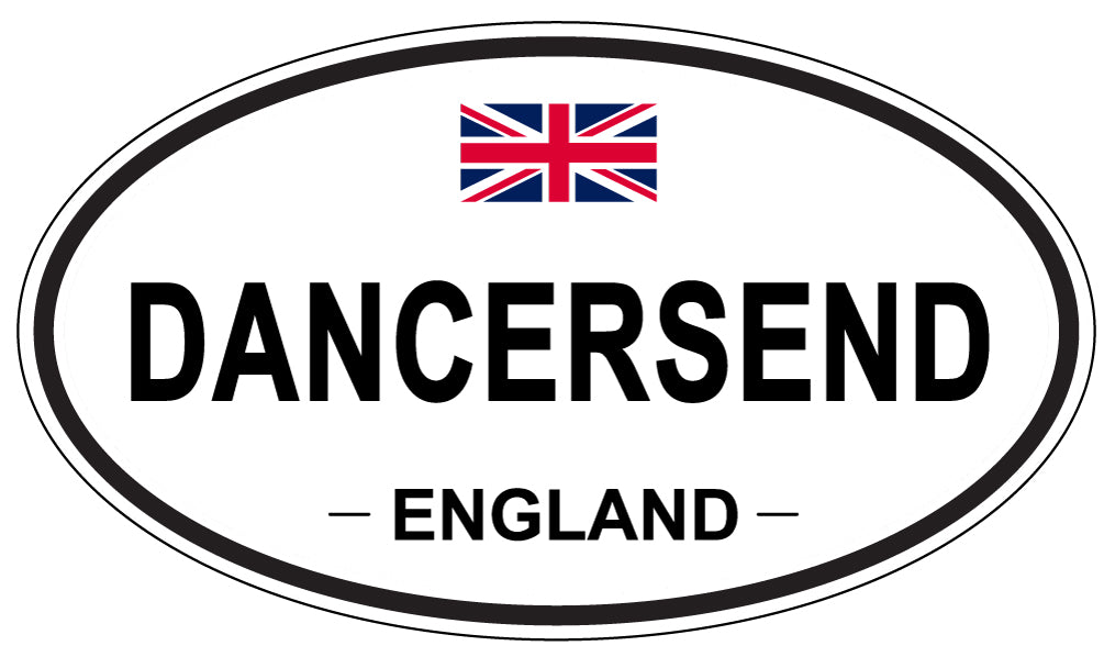 DANCERSEND, England - Oval Magnet