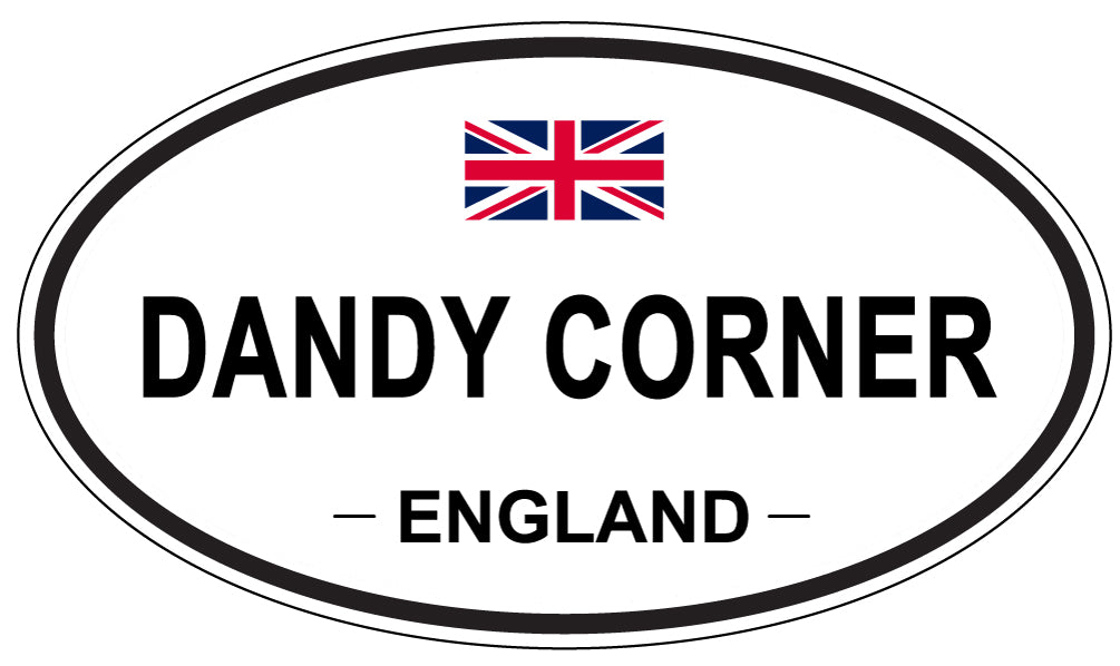 DANDY CORNER, England - Oval Magnet
