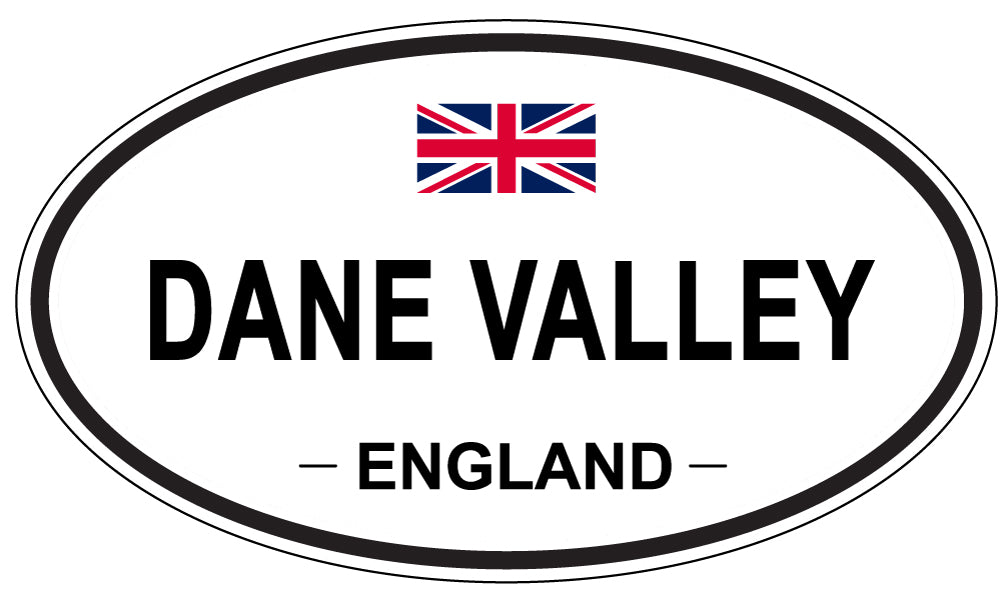 DANE VALLEY, England - Oval Magnet