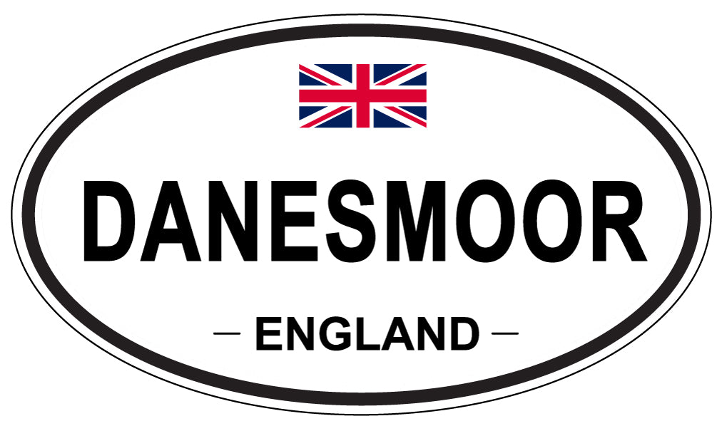 DANESMOOR, ENGLAND - Oval Sticker