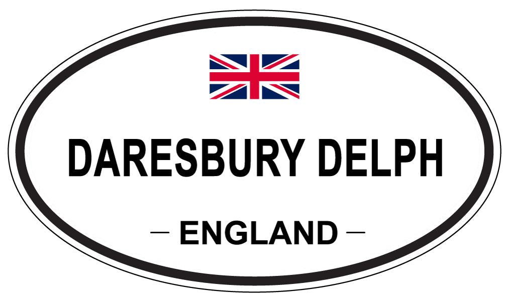 DARESBURY DELPH, England - Oval Magnet