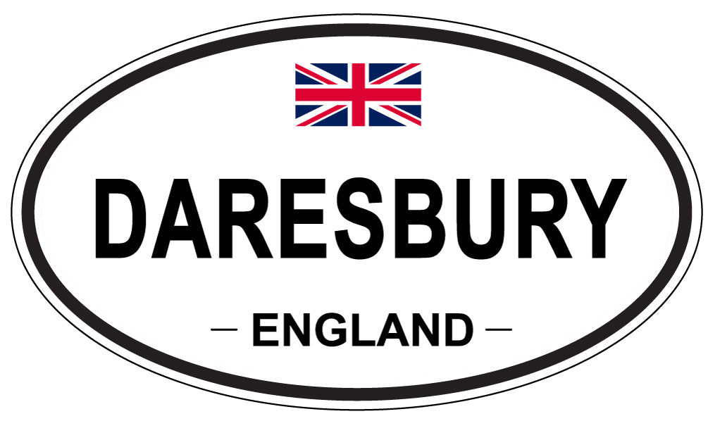 DARESBURY, England - Oval Magnet