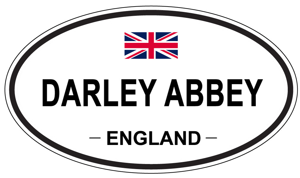 DARLEY ABBEY, England - Oval Magnet