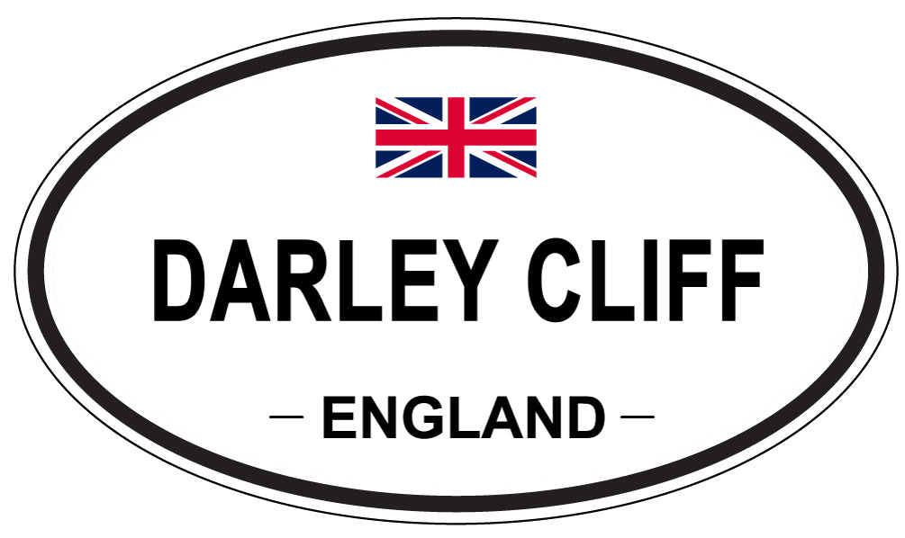 DARLEY CLIFF, England - Oval Magnet