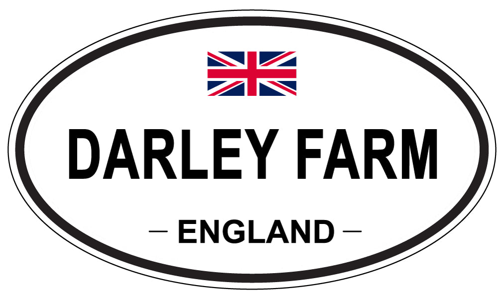 DARLEY FARM, England - Oval Magnet