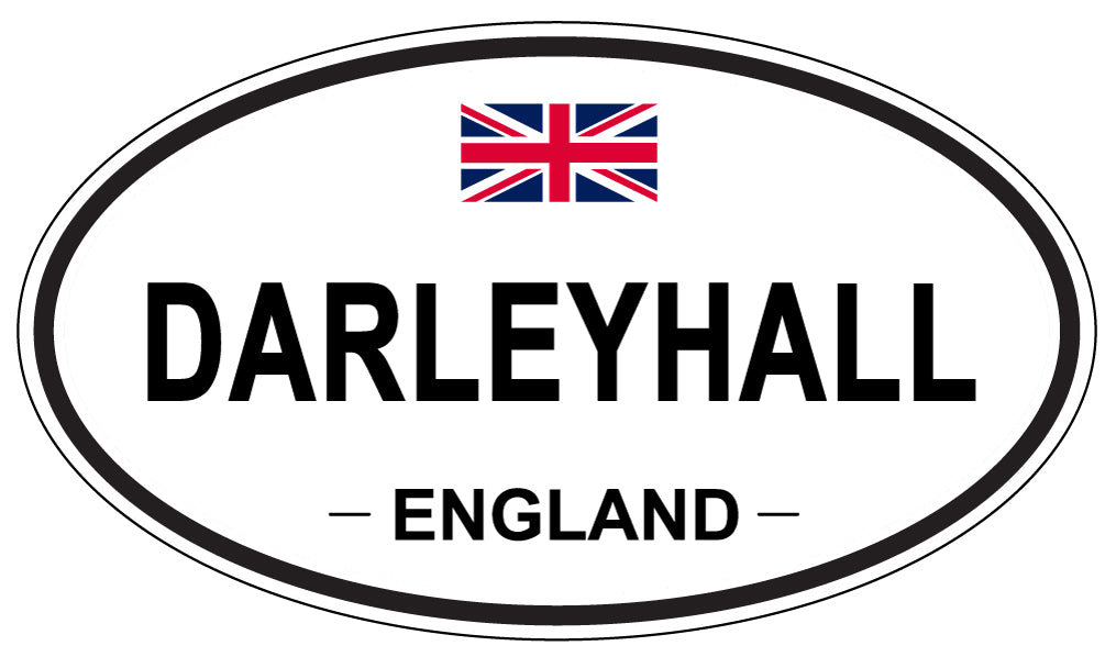DARLEYHALL, England - Oval Magnet
