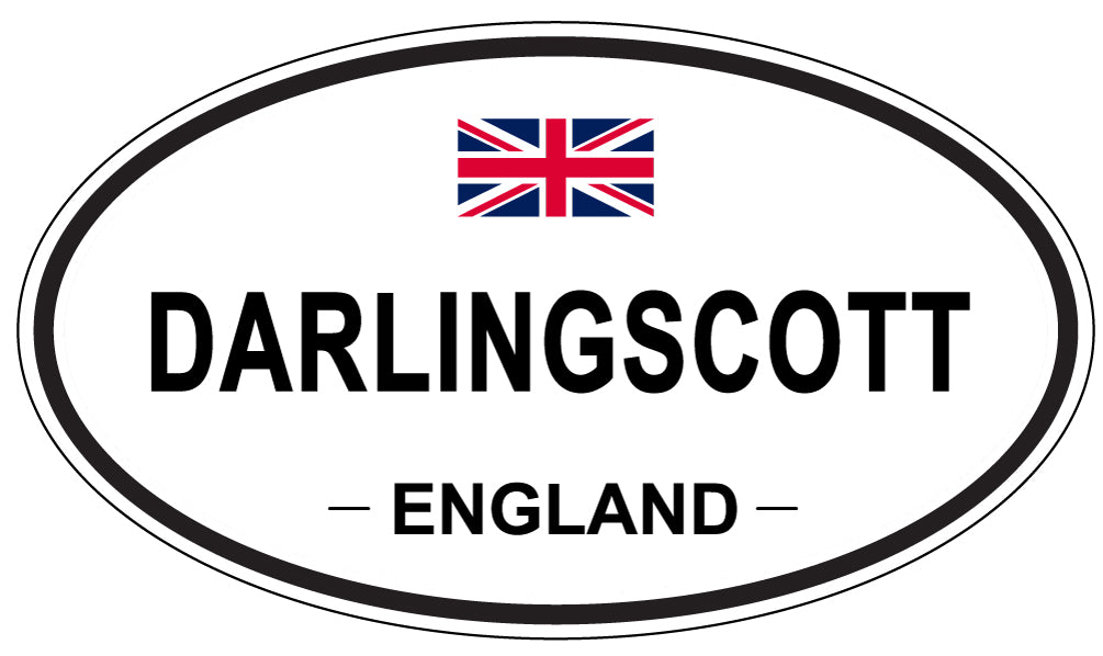 DARLINGSCOTT, England - Oval Magnet