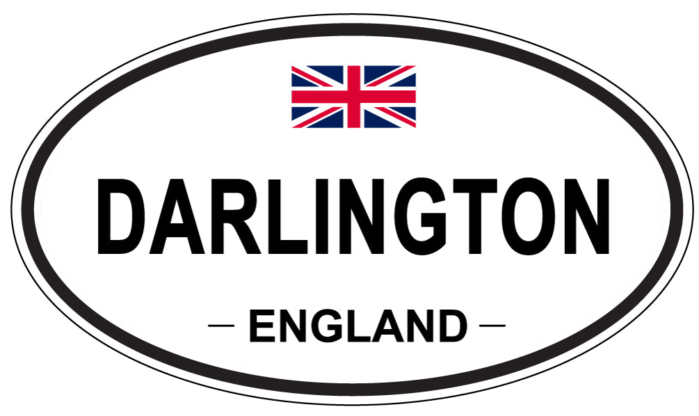 DARLINGTON, England - Oval Magnet