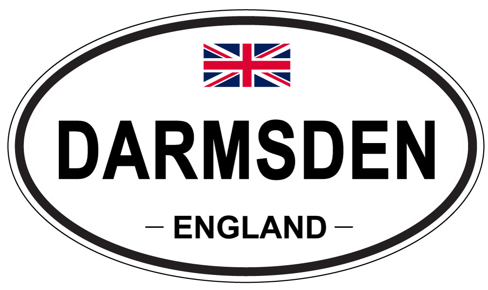 DARMSDEN, England - Oval Magnet