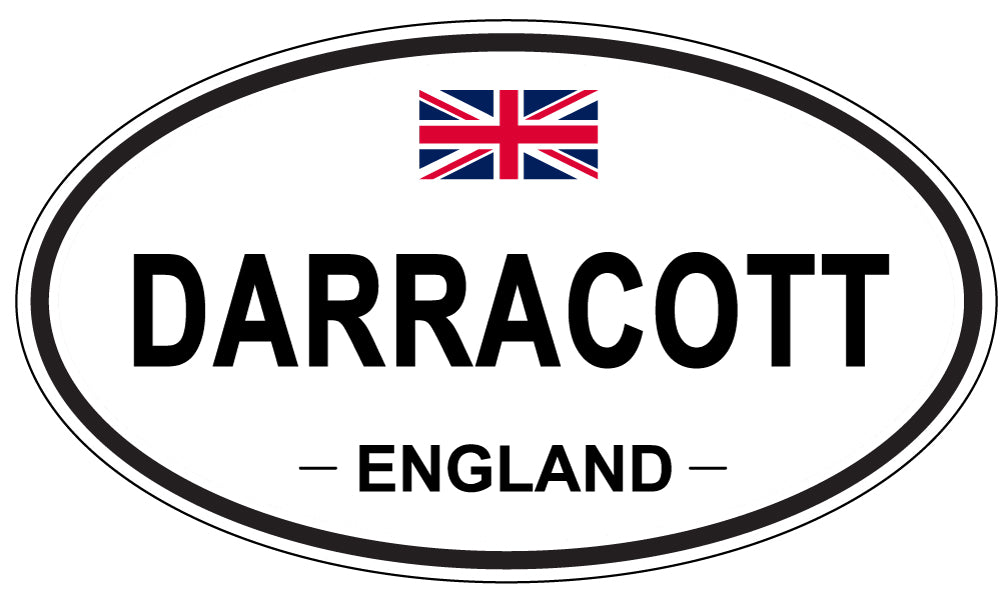 DARRACOTT, England - Oval Magnet