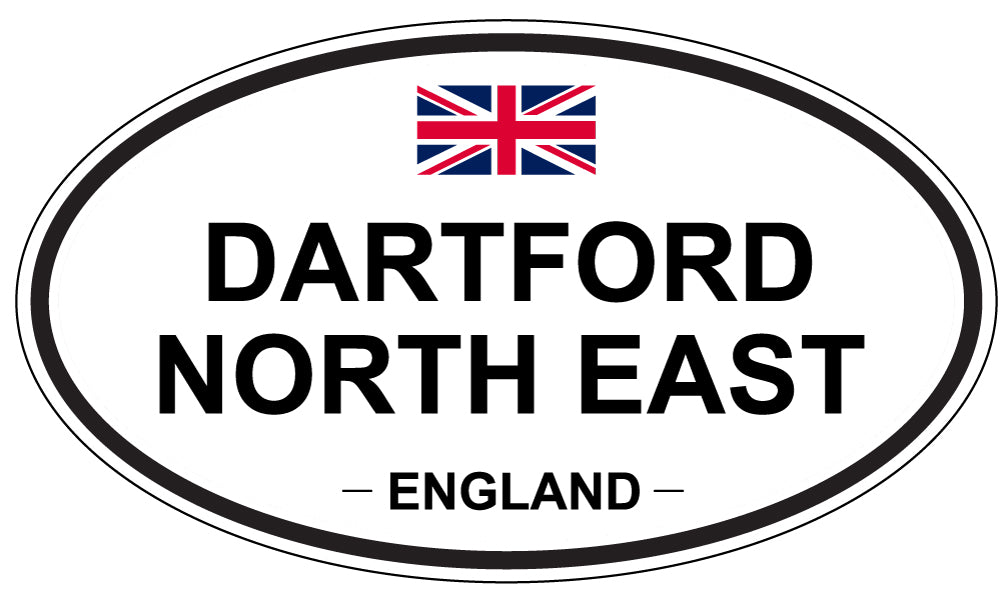DARTFORD NORTH EAST, England - Oval Magnet