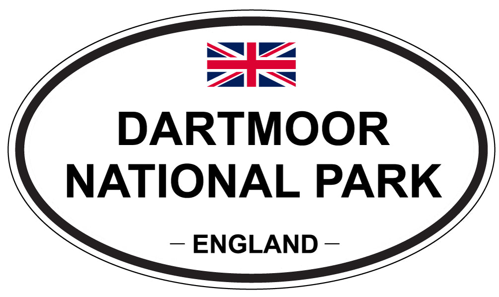 DARTMOOR NATIONAL PARK, ENGLAND - Oval Sticker