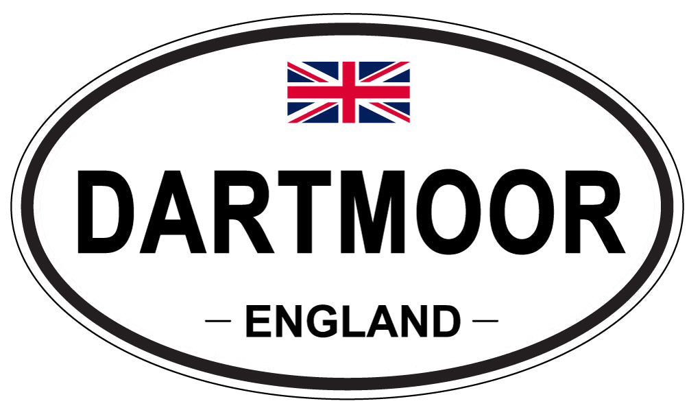 DARTMOOR, England - Oval Magnet