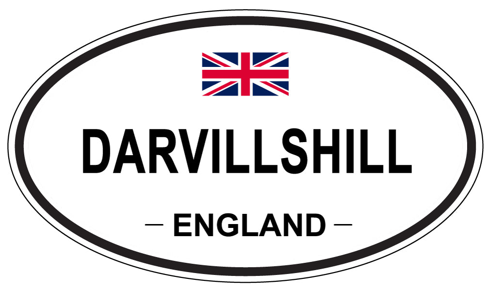 DARVILLSHILL, England - Oval Magnet