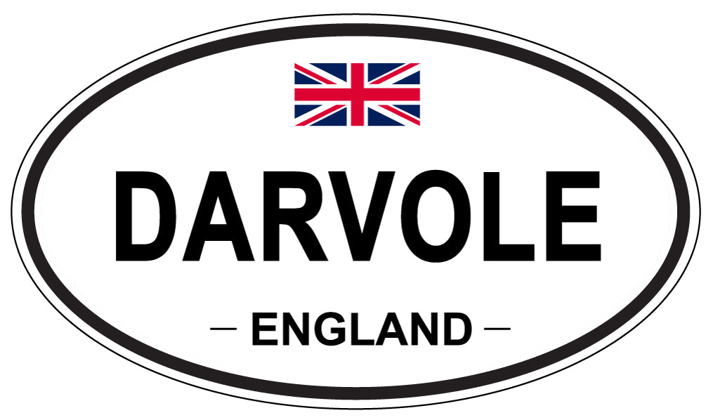 DARVOLE, England - Oval Magnet