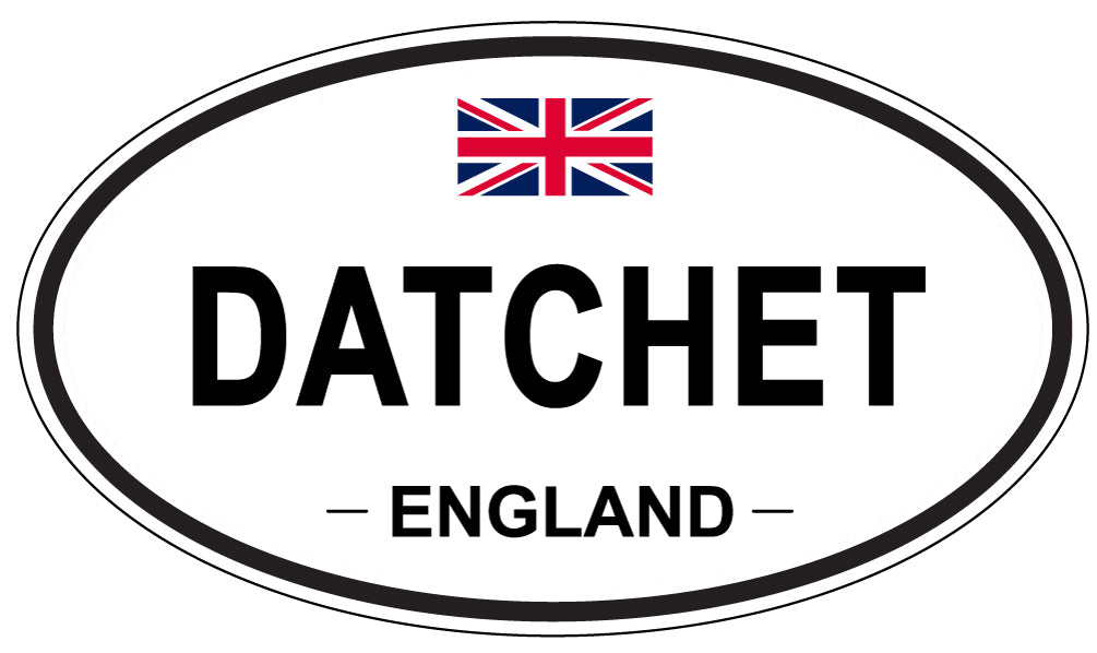 DATCHET, England - Oval Magnet