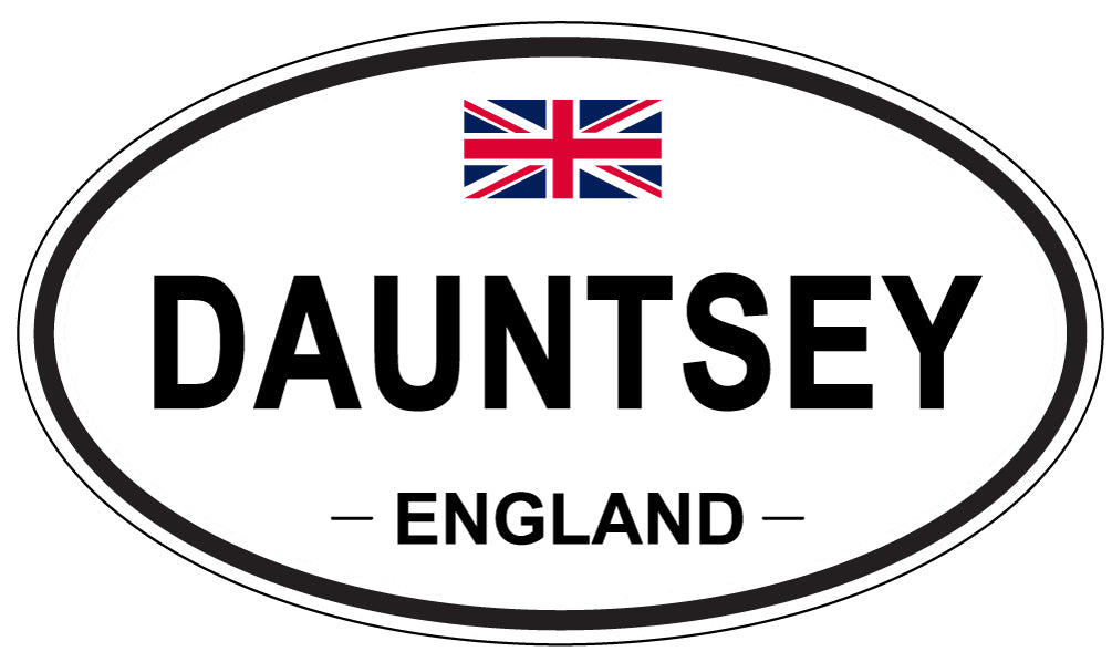 DAUNTSEY, England - Oval Magnet