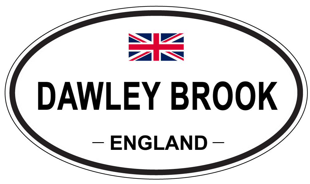 DAWLEY BROOK, England - Oval Magnet