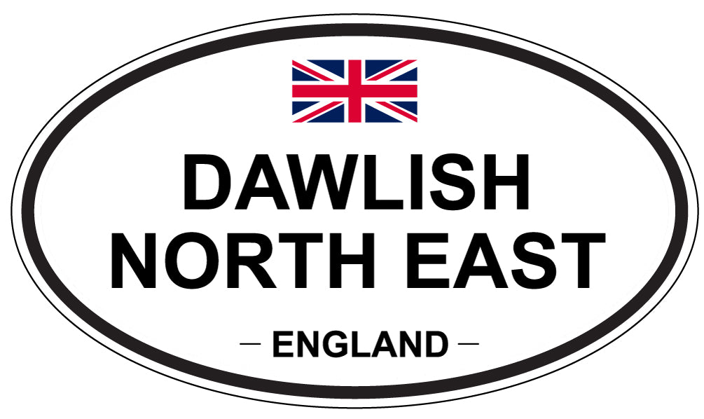 DAWLISH NORTH EAST, England - Oval Magnet