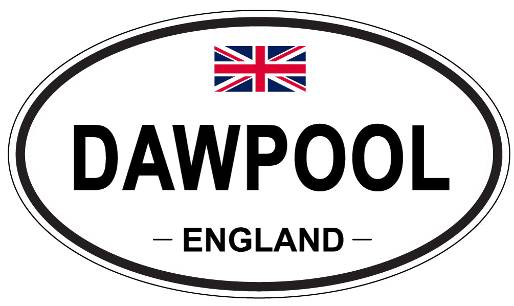 DAWPOOL, England - Oval Magnet