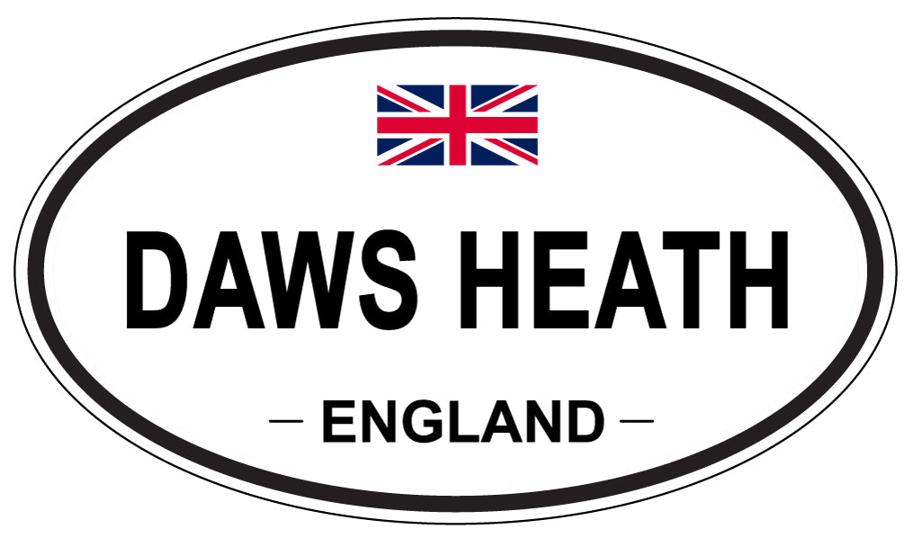 DAWS HEATH, England - Oval Magnet