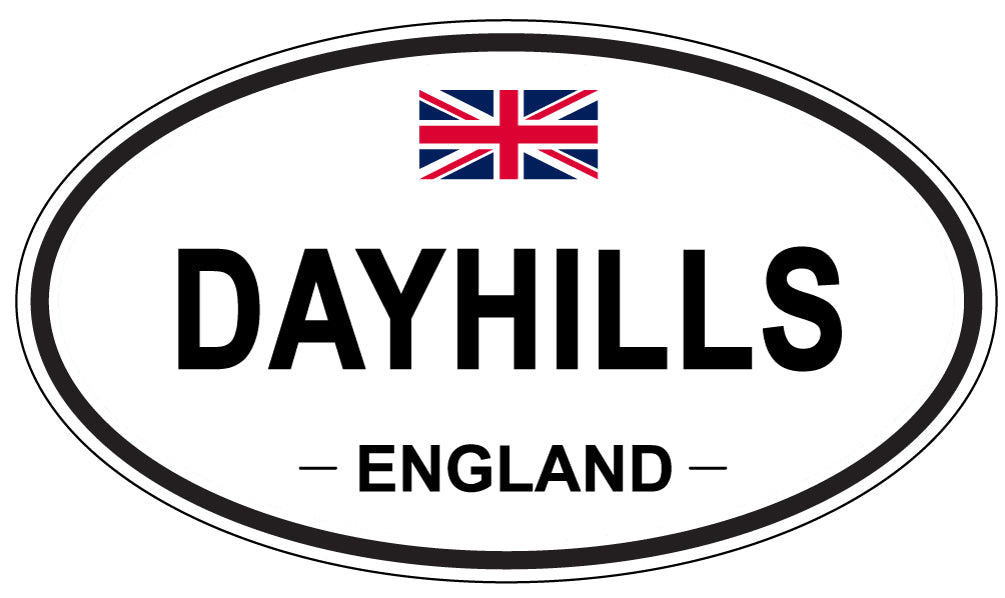 DAYHILLS, England - Oval Magnet