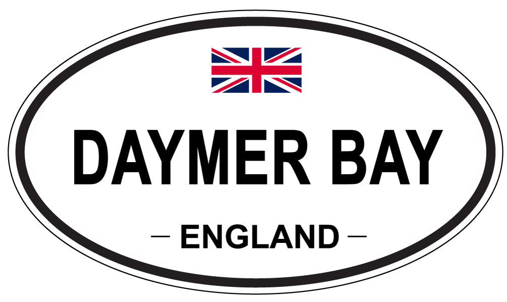 DAYMER BAY, England - Oval Magnet