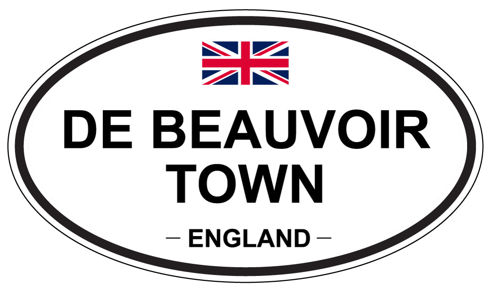 DE BEAUVOIR TOWN, England - Oval Magnet