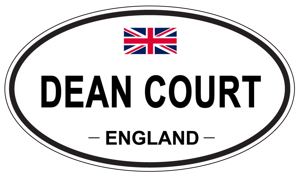 DEAN COURT, England - Oval Magnet