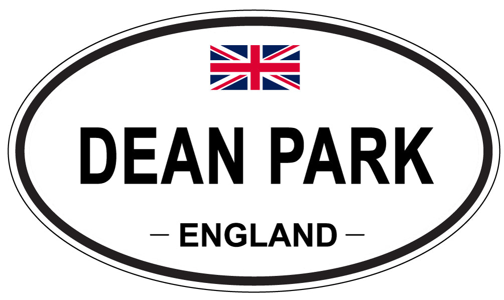DEAN PARK, England - Oval Magnet