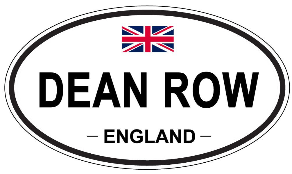 DEAN ROW, England - Oval Magnet