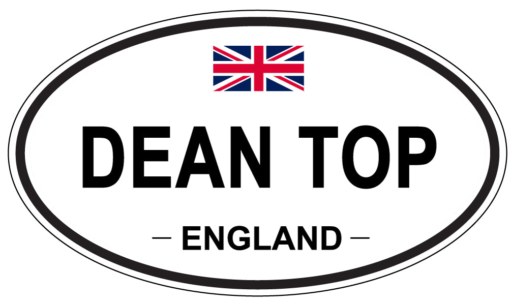 DEAN TOP, England - Oval Magnet