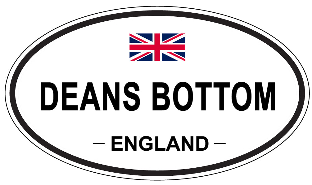DEANS BOTTOM, ENGLAND - Oval Sticker