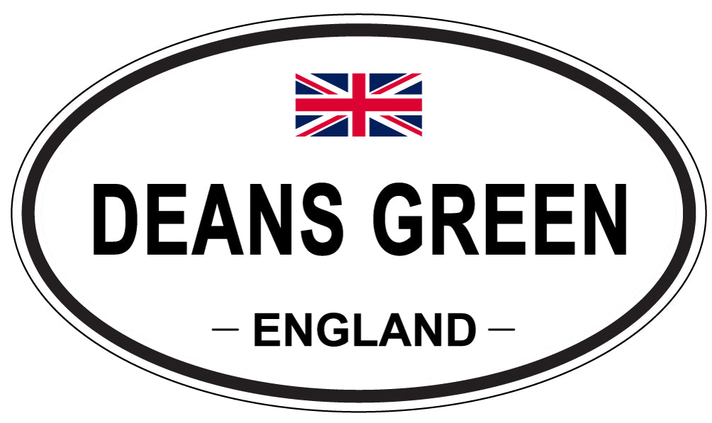 DEANS GREEN, England - Oval Magnet