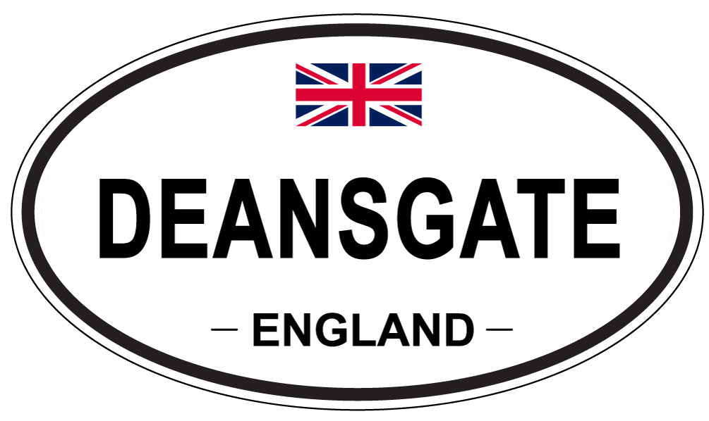 DEANSGATE, England - Oval Magnet