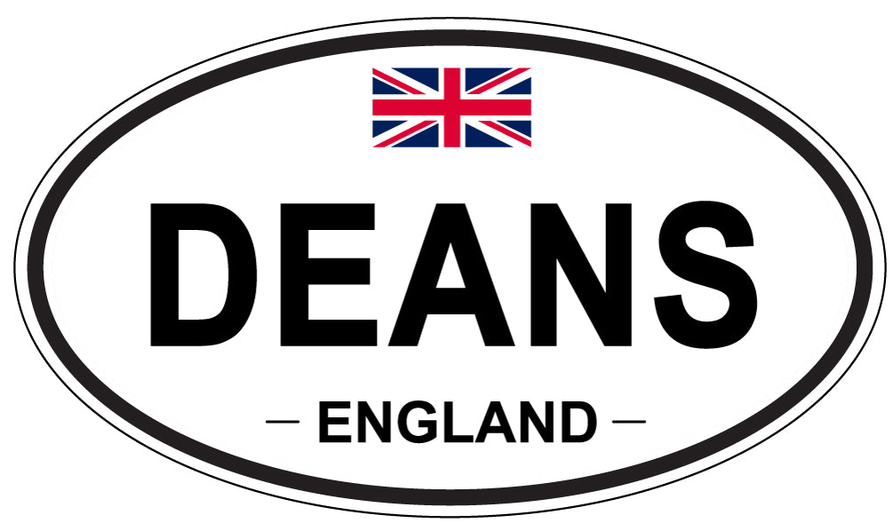 DEANS, England - Oval Magnet