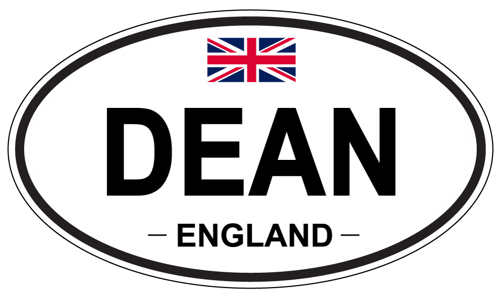 DEAN, England - Oval Magnet