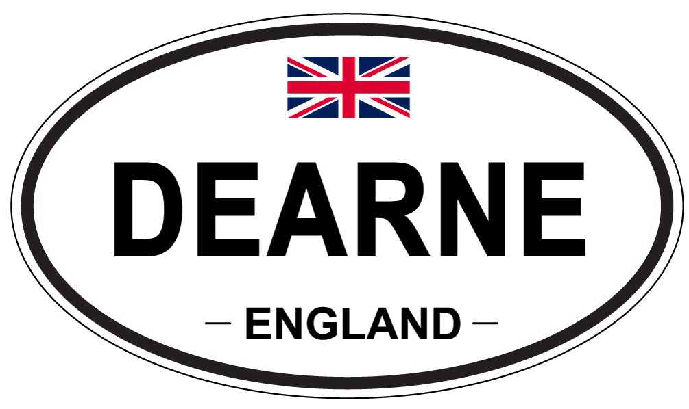 DEARNE, England - Oval Magnet