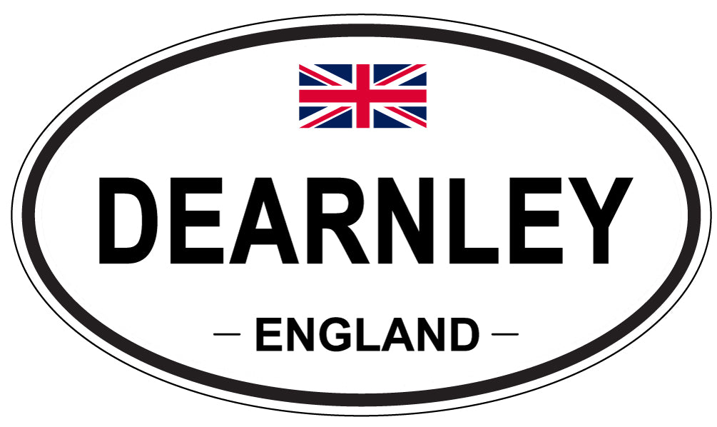 DEARNLEY, England - Oval Magnet