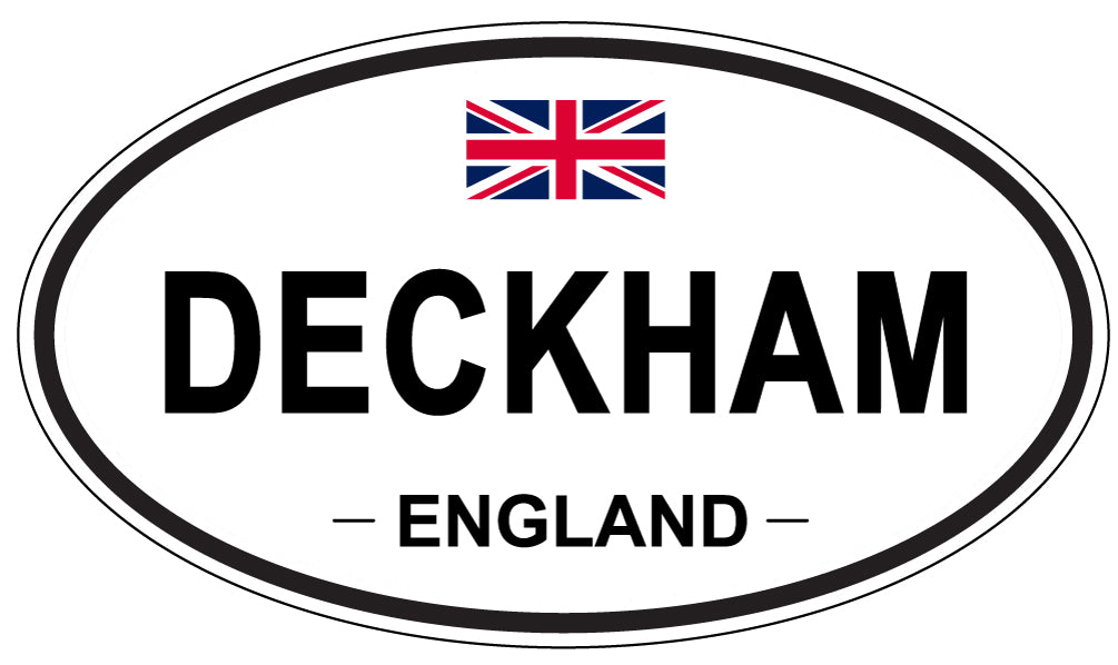DECKHAM, ENGLAND - Oval Sticker