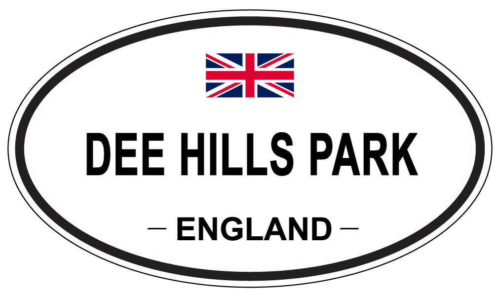 DEE HILLS PARK, England - Oval Magnet