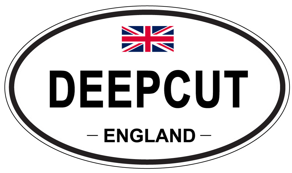 DEEPCUT, ENGLAND - Oval Sticker