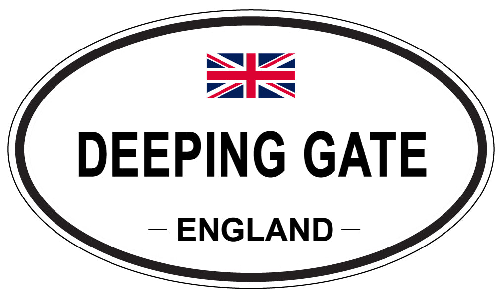 DEEPING GATE, England - Oval Magnet